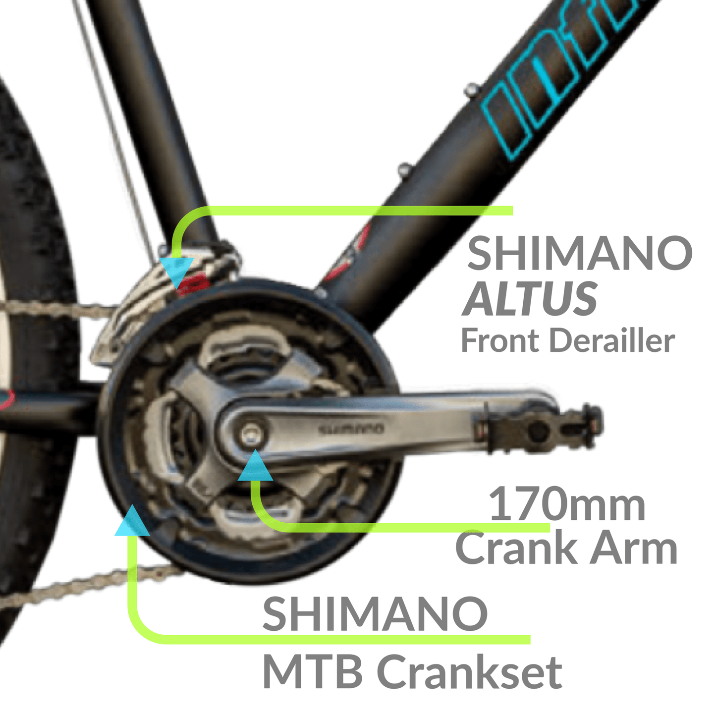 2025 Infinity 3rd GENERATION Crazyhorse HT26 Plateau SHIMANO 21-Speed With Front Suspension