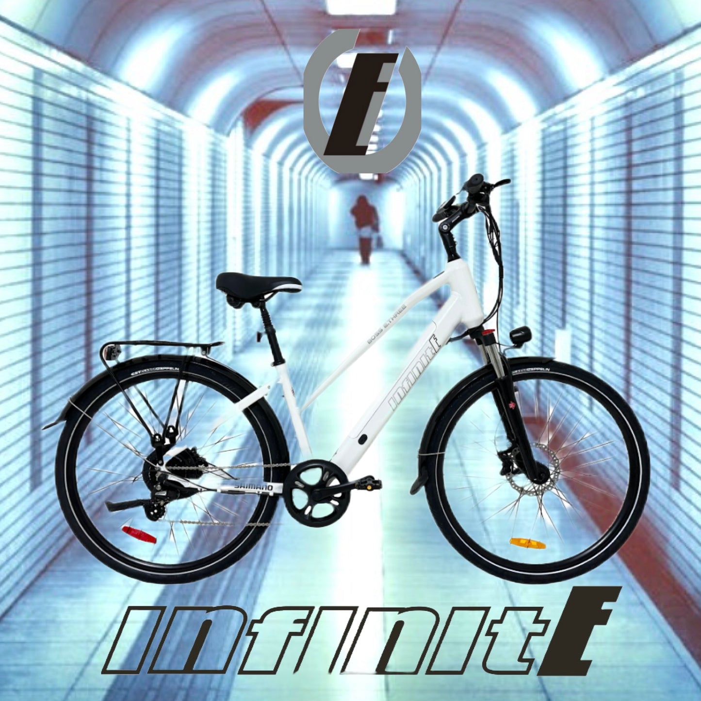 2025 InfinitE DRIVE SYSTEMS BOSS E.THREE CITY HYBRID 700C 3rd GEN EBIKE UL CERTIFIED