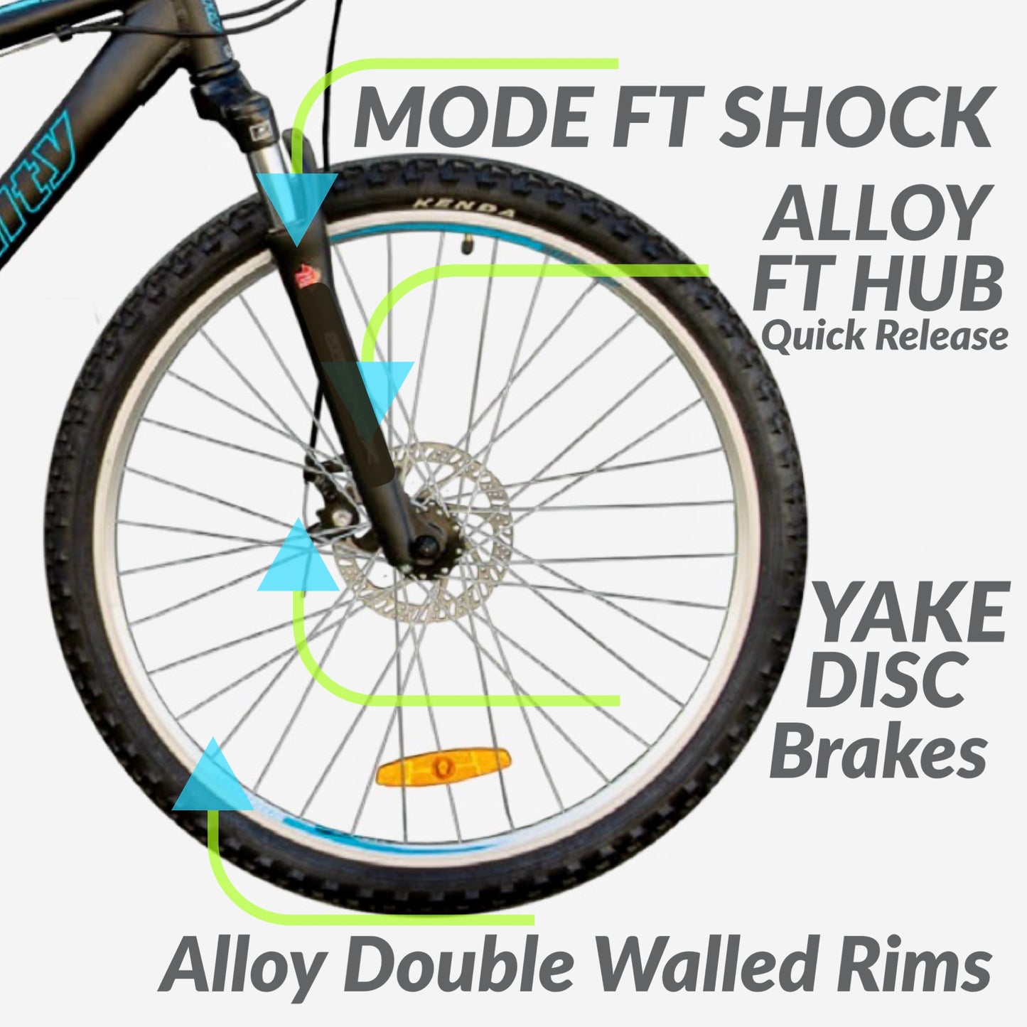 2025 Infinity 3rd GENERATION Crazyhorse HT26 Plateau SHIMANO 21-Speed With Front Suspension