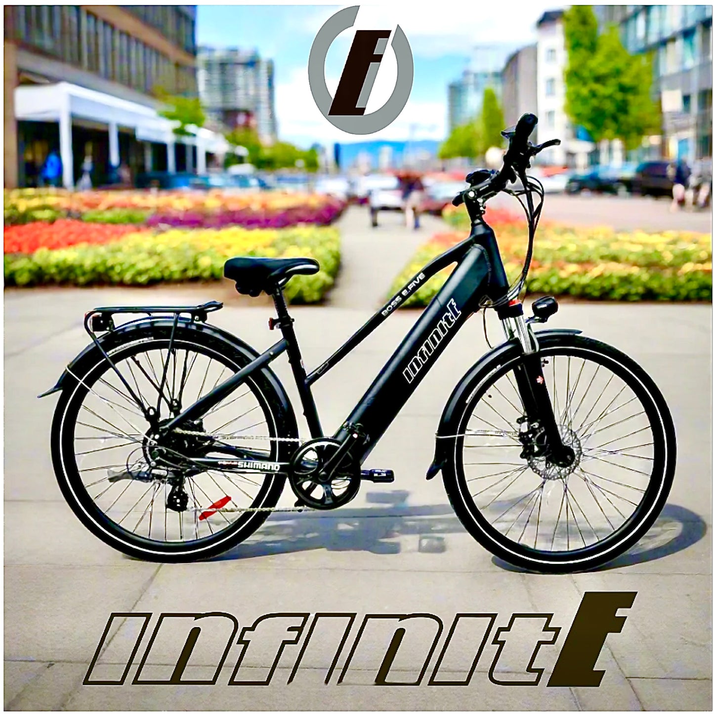 2025 InfinitE DRIVE SYSTEMS BOSS E.FIVE City Hybrid 700c 3rd GEN EBIKE UL CERTIFIED