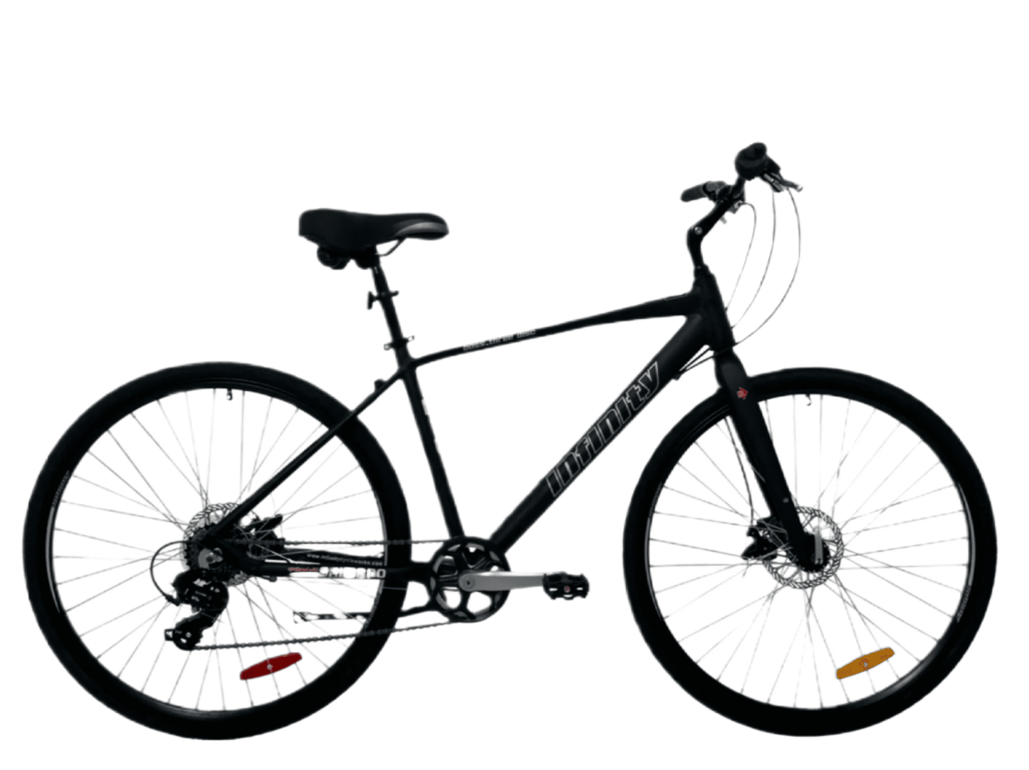 2025 Infinity Step Over Unisex BOSS.three City Hybrid 700c 7-Speed Dual Disc