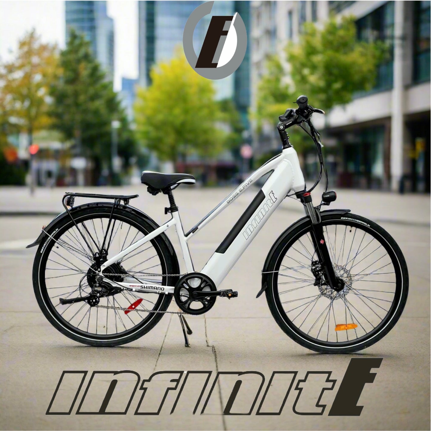 2025  InfinitE DRIVE SYSTEMS BOSS E.FIVE City Hybrid 700c 3rd GEN EBIKE UL CERTIFIED