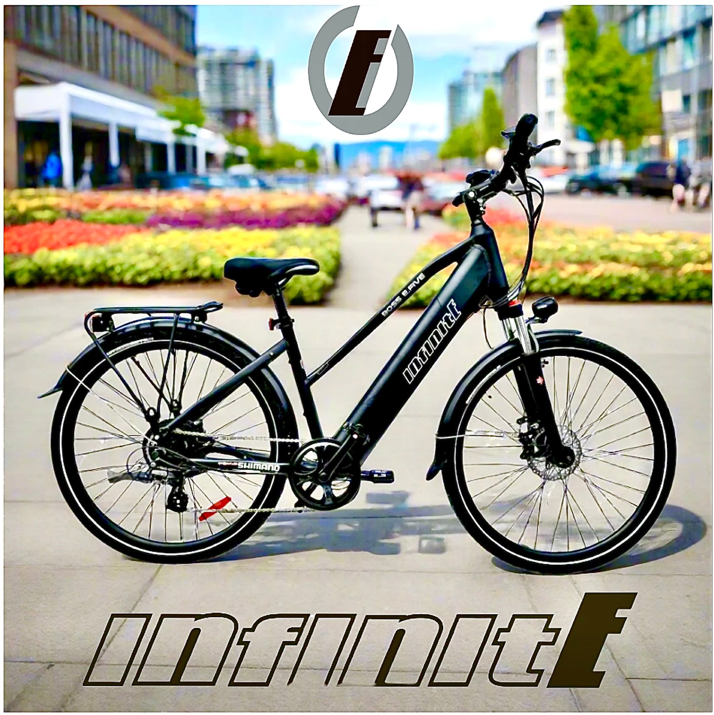 2025  InfinitE DRIVE SYSTEMS BOSS E.FIVE City Hybrid 700c 3rd GEN EBIKE UL CERTIFIED