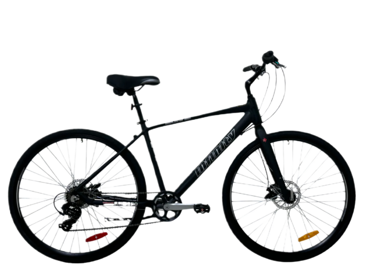 2025 Infinity Step Over Unisex BOSS.three City Hybrid 700c  7-Speed Dual Disc